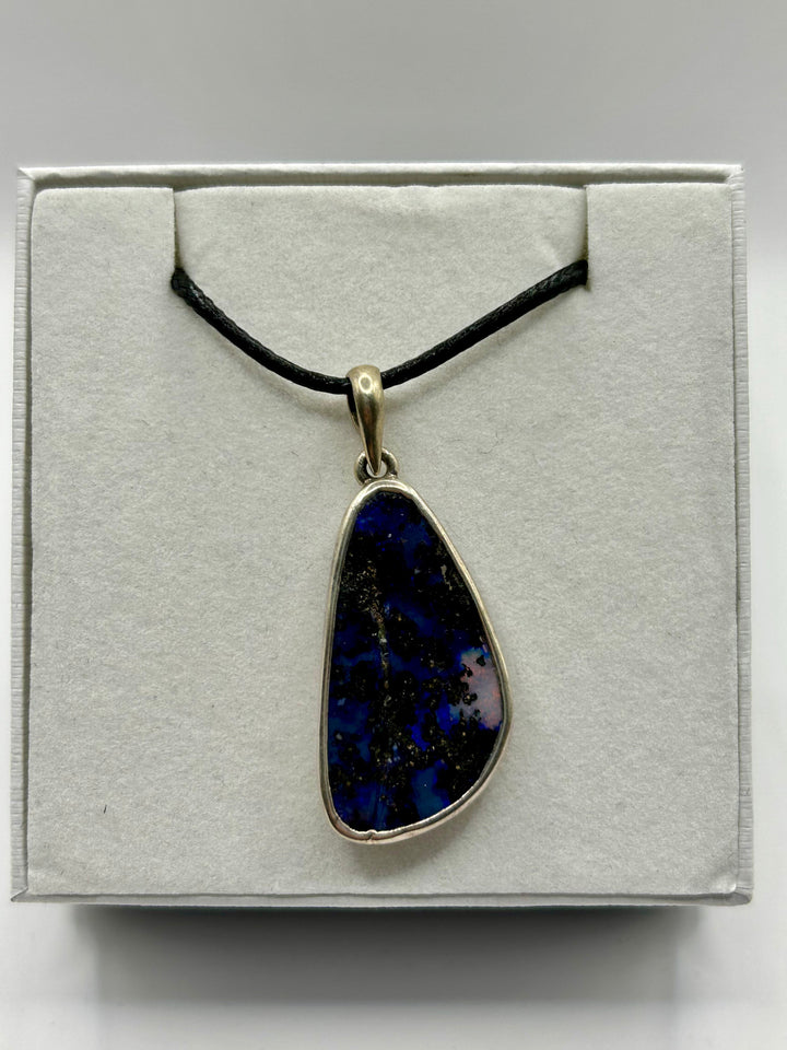 Australian Boulder Opal Pendant Sterling Silver Setting EOFY Sale Pendant aopal 