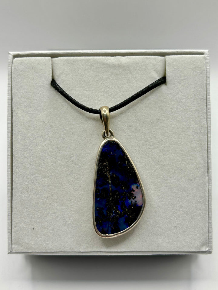 Australian Boulder Opal Pendant Sterling Silver Setting EOFY Sale Pendant aopal 