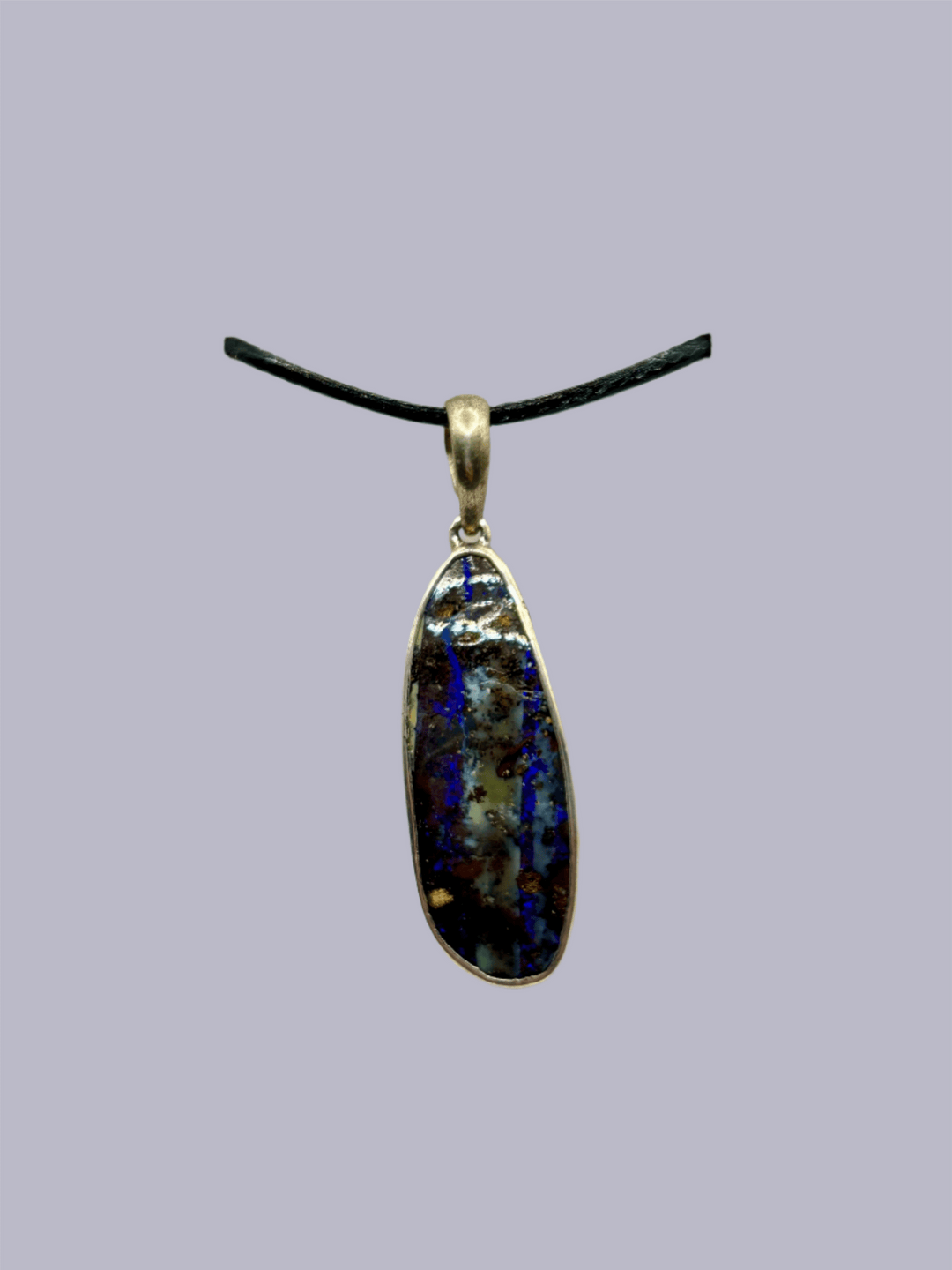 Australian Boulder Opal Pendant Sterling Silver Setting EOFY Sale Pendant aopal 