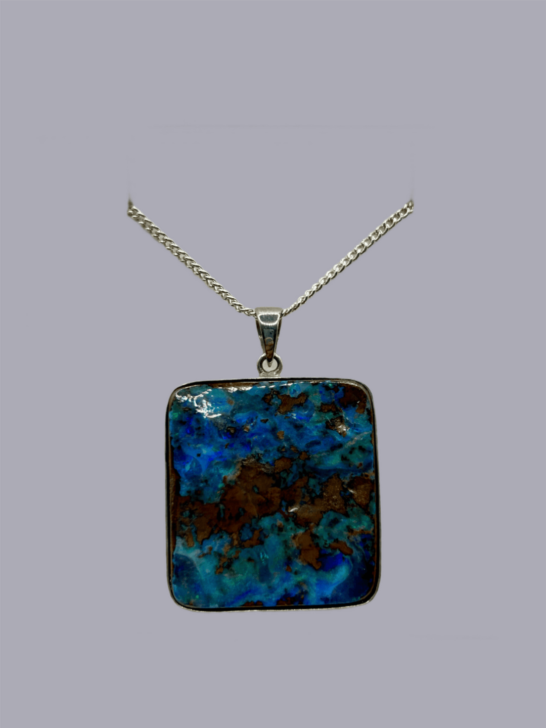 Australian Boulder Opal Pendant Sterling Silver Setting EOFY Sale Pendant aopal 