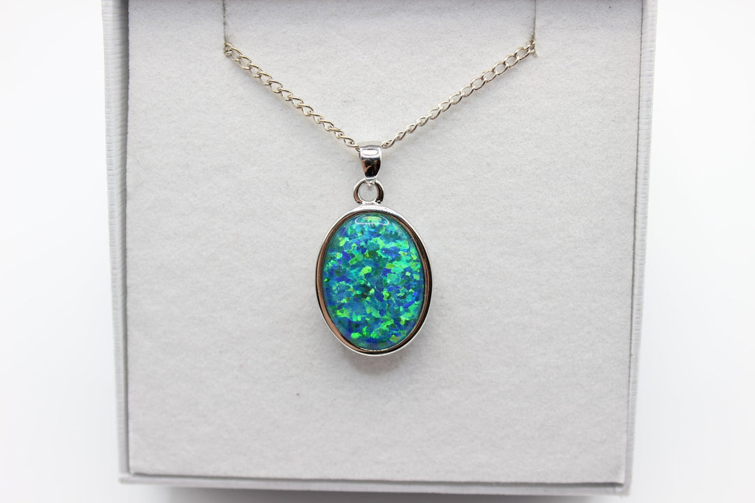 Plain n Large Pendant Australian Opal House 