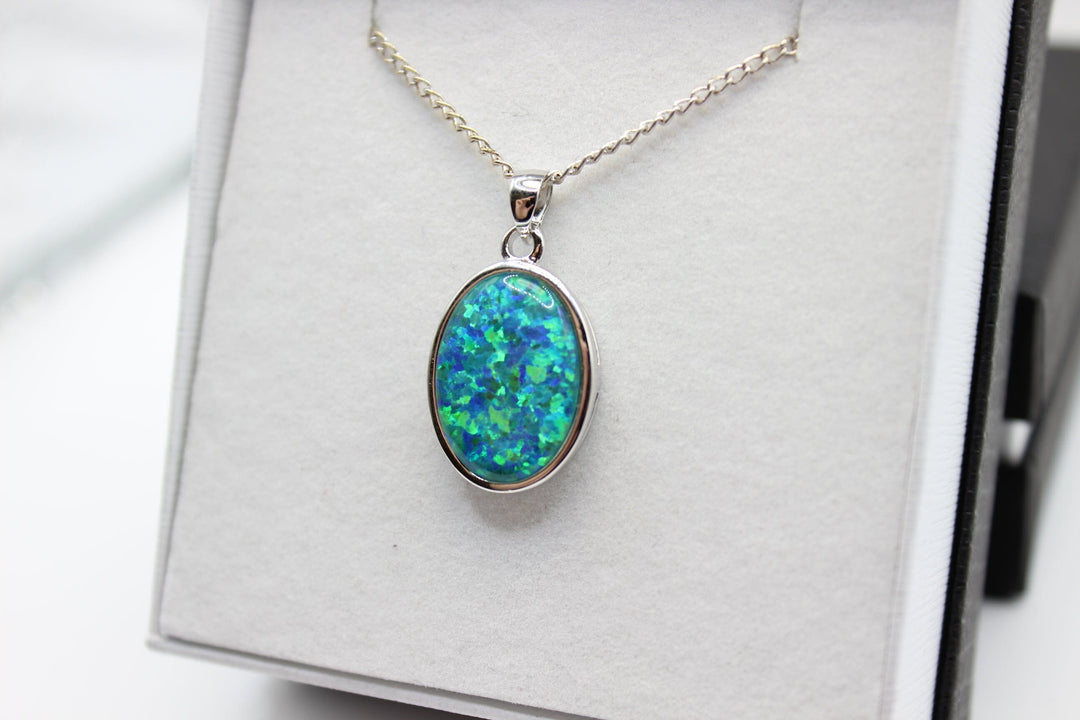 Plain n Large Pendant Australian Opal House 