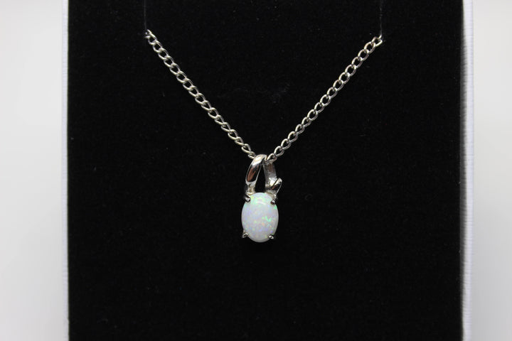 Australian Natural Solid Crystal Opal Pendant Sterling Silver Setting Pendant Australian Opal House 