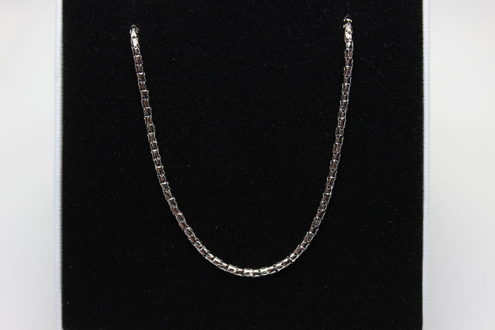 Italian Silver Chain aopal Thick 18 Inch 