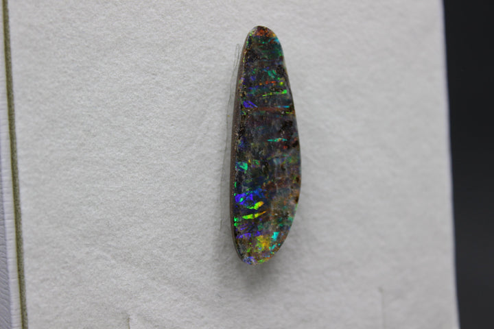 Australian Fire Black Opal Polished Stone 9.97ct Loose Stones Australian Opal House 